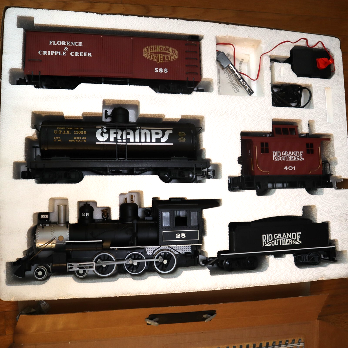 Big Haulers Rocky Mountain Express Train Set W/Tracks Bachmann G