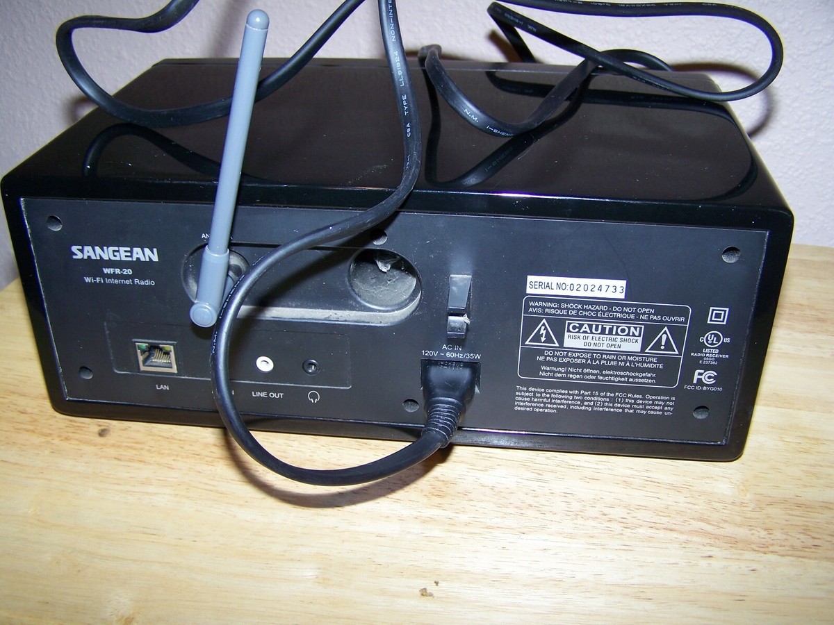 Sangean WFR -20 Wi-fi INTERNET RADIO | eBay