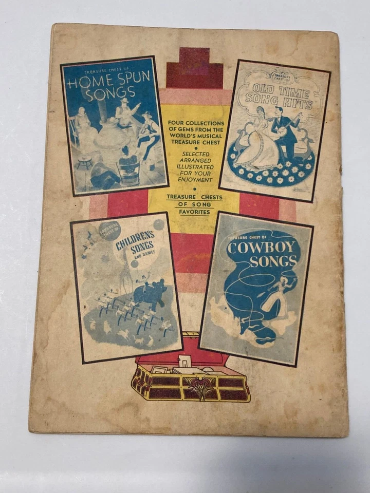 Treasure Chest of Old Time Song Hits 1935 Sheet Music Booklet 48 Pages - Image 2 of 4