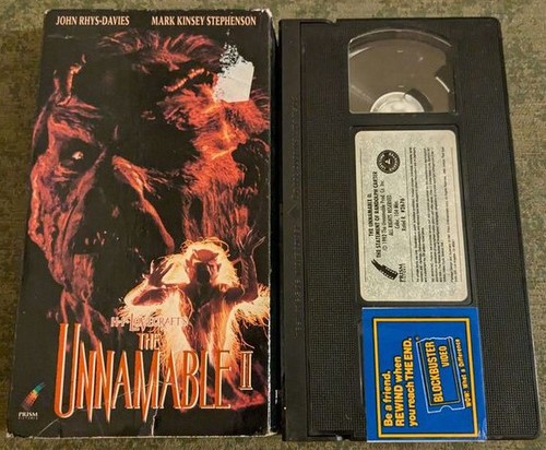 The Unnamable II 2 - VHS Band - Original US Version - Lovecraft