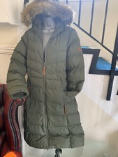 Trespass Audrey Long Hooded Womens Ladies Waterproof Parka Coat Padded L Uk 14