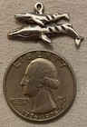 WHALES Sterling Silver Jewelry Charm or Pendant (1) HUMPBACK GRAY WHALE PAIR — photo 3