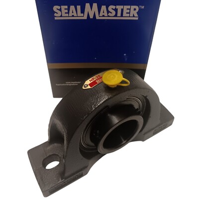 SEALMASTER NP-28 Pillow Block Ball Bearing 1-3/4 inch Bore 2-Bolt Cast Iron