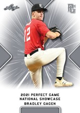 10-Count Lot Bradley Gagen 2021 Leaf Perfect Game NIKE All-American Rookies