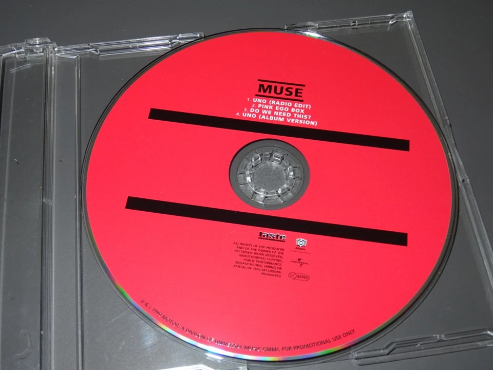 MUSE - UNO / 4 TRACK PROMO-MAXI-CD 1999 (MINT-) & PROMO-SHEET - Bild 4 von 4