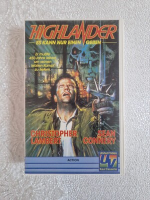 Highlander (1986) VHS