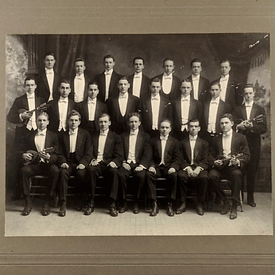 Middlebury College Vermont Glee Club Photograph Circa 1914 | eBay