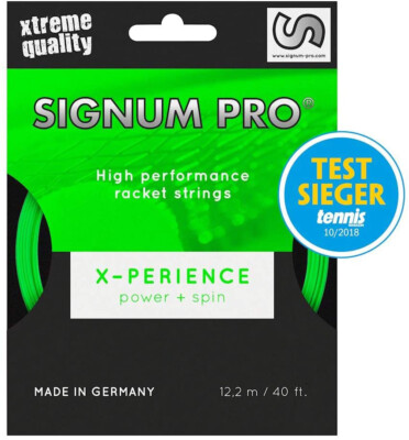 Signum Pro - X-Perience - Tennisschlägersaite - 1,24 mm / 17 - 12,2 m Set