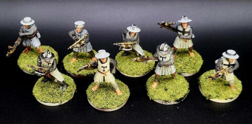 Painted Teutonic Сrossbowmen for SAGA and other Wargames collection miniature - Picture 9 of 11