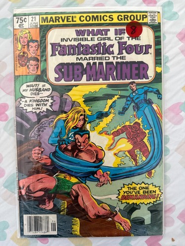Marvel Comics WHAT IF Invisible Girl Fantastic Four Married the Sub-Mariner #21