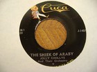CUCA 45 RECORD J1407  /JOLLY CHOLLYS/ FIVE FEET TWO/ SHIEK OF ARABY/ VG+ — photo 1