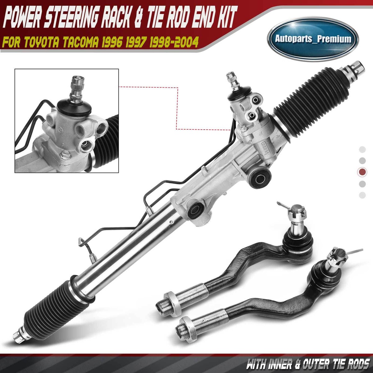 Rack And Pinon 2004 Toyota 4runner Power Steering Rack Pinion