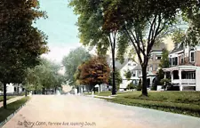 Danbury CT Connecticut Fairview Avenue Postcard