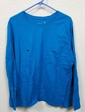 Ripped Hanes Women's Crew Neck Long Sleeve Tee, Deep Dive, XX-Large