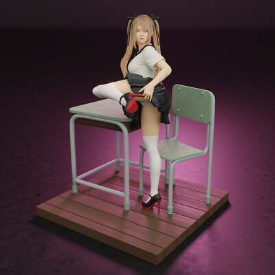 Marie Rose, Dead or Alive, DOA, Kämpferin, Figur, 3D Druck, Fan Art, UNBEMALT