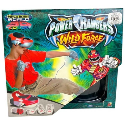 Power Rangers Wild Force Virtual Reality World 3D Color Manley Quest 2002 Open