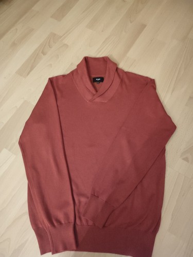 Herren Pullover von Ciao Italy Gr L Rostrot Feinstrick Viscose/Nylon - Bild 1 von 3