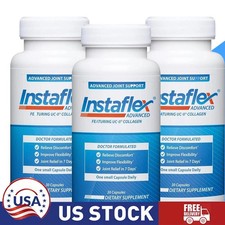 3 Packs Instaflex Advanced Joint Support Supplement 30 Capsules New Exp 11/2027