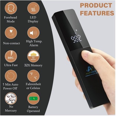 Professional Grade Infrared Temporal Thermometer