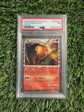 2010 POKEMON HEARTGOLD SOULSILVER #HGSS09 TYPHLOSION PRIME HOLO PSA 7 POP 158