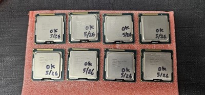 Set of 8 Intel Core i5-2500 - 3.3 GHz LGA1155 (CM8062300834203) Processors
