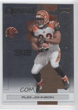 2007 Playoff NFL Playoffs Black Metalized 37/49 Rudi Johnson #20 0a7