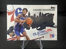 2025-26 Topps Basketball - VJ Edgecombe Rookie RC - CLUTCH CITY #CC-3 76ERS MINT