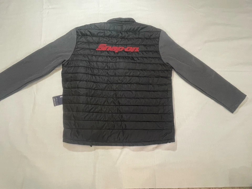 Snap On Tools Men's 4XL Jacket Quilted Puffer Full Zip Lightweight Black NWOT - Image 4 of 4