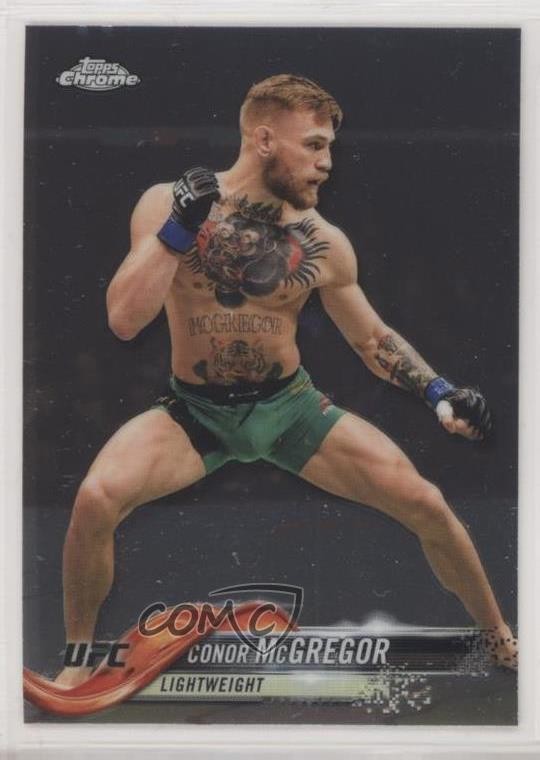 2018 Topps Chrome UFC Conor McGregor #100 yl8