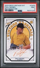 Paul Skenes Onyx Vintage Red Signature auto /25