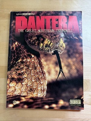 Pantera  Great Southern Trendkill  Guitar Tab Book, 1996, Excellent cond. RARE !