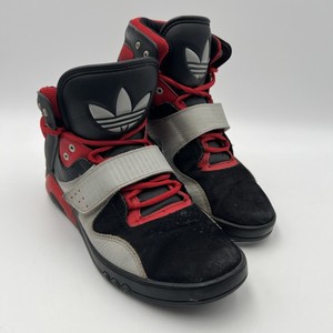 Adidas Roundhouse Mid Orange/Black/Silver Size 10 Adidas Originals Roundhouse Mid Gray Orange Black Mens  main image 4