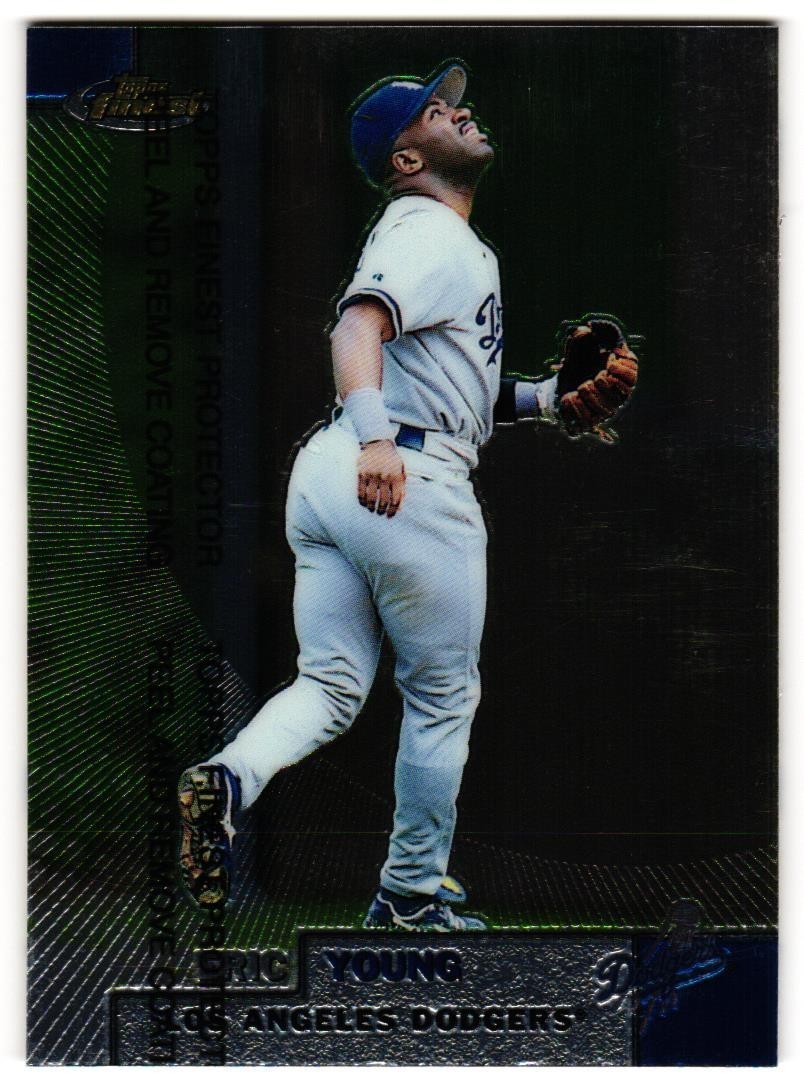 1999 Finest #41 Eric Young Los Angeles Dodgers Baseball Card