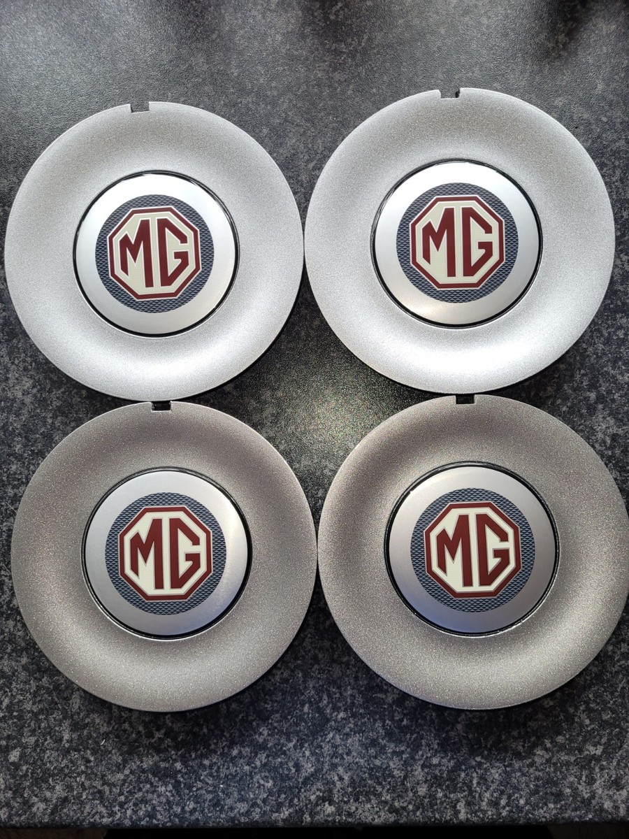 MG ZR ZS ZT straight Alloy WheelCenter Caps RRJ000051MNH | eBay