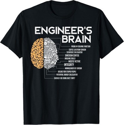 Engineer's Brain Tee Gift Unisex T-Shirt