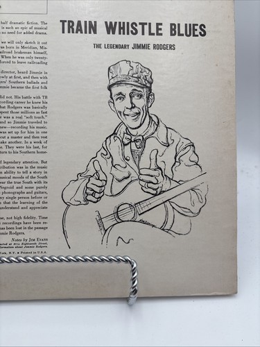 Jimmie Rodgers-Train Whistle Blues-RCA Records J2WP-2662 4 S 1-LP 1958 NM/VG+ - Picture 9 of 15