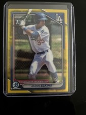 2024 1st Bowman Chrome - P Jaron Elkins #BP-106 Yellow 04/75