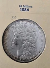 1886 $1 Morgan Silver Dollar