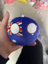 10cm Country Ball Plush Toys Polandball Pendant Country Balls Decor Stuffed Doll