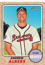 ANDREW ALBERS 2017 TOPPS HERITAGE BASEBALL #539