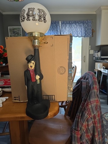 Vintage Charlie Chaplin Bar light. Cleaned and tested. 