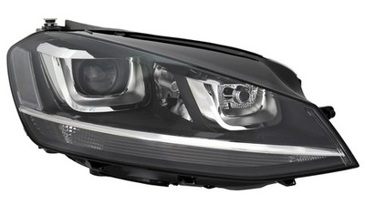 Scheinwerfer rechts für VW Golf 7 2012-2017 5G Chrom Bi-Xenon D3S H7 LWR Motor