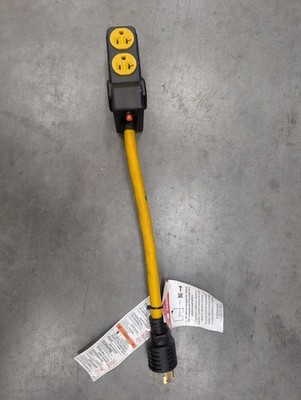 Firman Genset Cord P/N LA052N 5-20R 125V 2500 Watt 4 Outlet  19''  ---Store