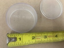 Larva/Craft clear containers with lid. Made in the USA. Free Shipping to USA