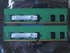 SK Hynix 16GB 2 8GB DDR4 2400MHz PC4 2400T 1Rx8 Server RAM HMA81GR7MFR8N UH