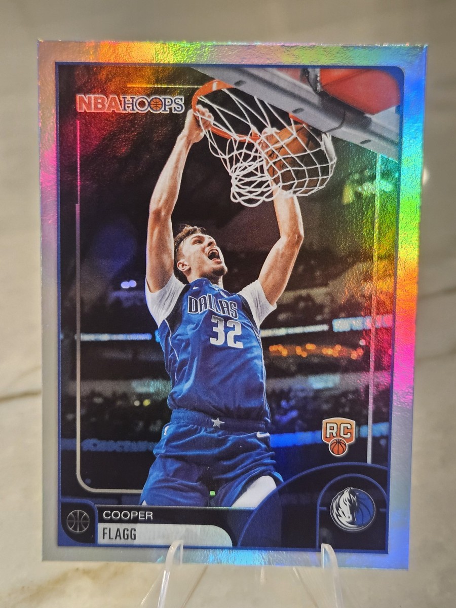 2025-26 Topps NBA Hoops Cooper Flagg RC Holo Foil Rookie Mavericks 