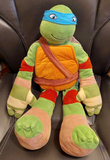 2014 Nickelodeon Teenage Mutant Ninja Turtles Leonardo Plush Stuffed Doll 24"