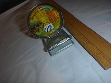 Vintage Meramec Caverns Stanton Metal Perpetual Rotary Desk Month Calendar Flip
