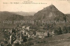 Murat Cantal Vue generale et Rocher de Bonnev...