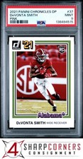 2021 PANINI CHRONICLES DRAFT PICKS PINK #37 DeVONTA SMITH RC POP 1 PSA 9